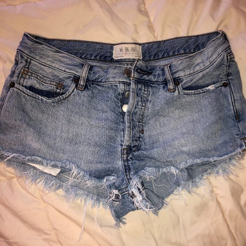 Free People Jean Shorts